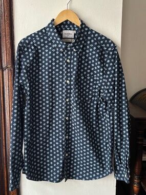 Goodfellow & Co. Floral Button Up Shirt Size L